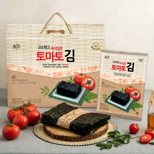 고소하고 짜지않은 화천 토마토 전장김 22g x 10봉
